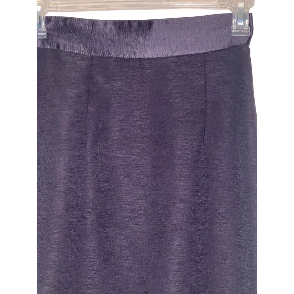 2 Size 10 Pencil Skirts Black Purple Career  Church - Picture 3 of 16